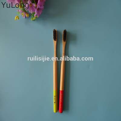 Top sales bamboo charcoal tooth brush eco friendly brush